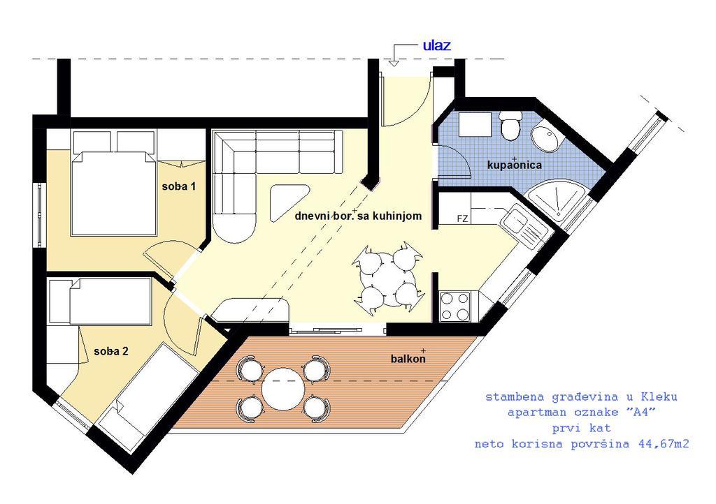 Apartment Iva Klek Exteriér fotografie